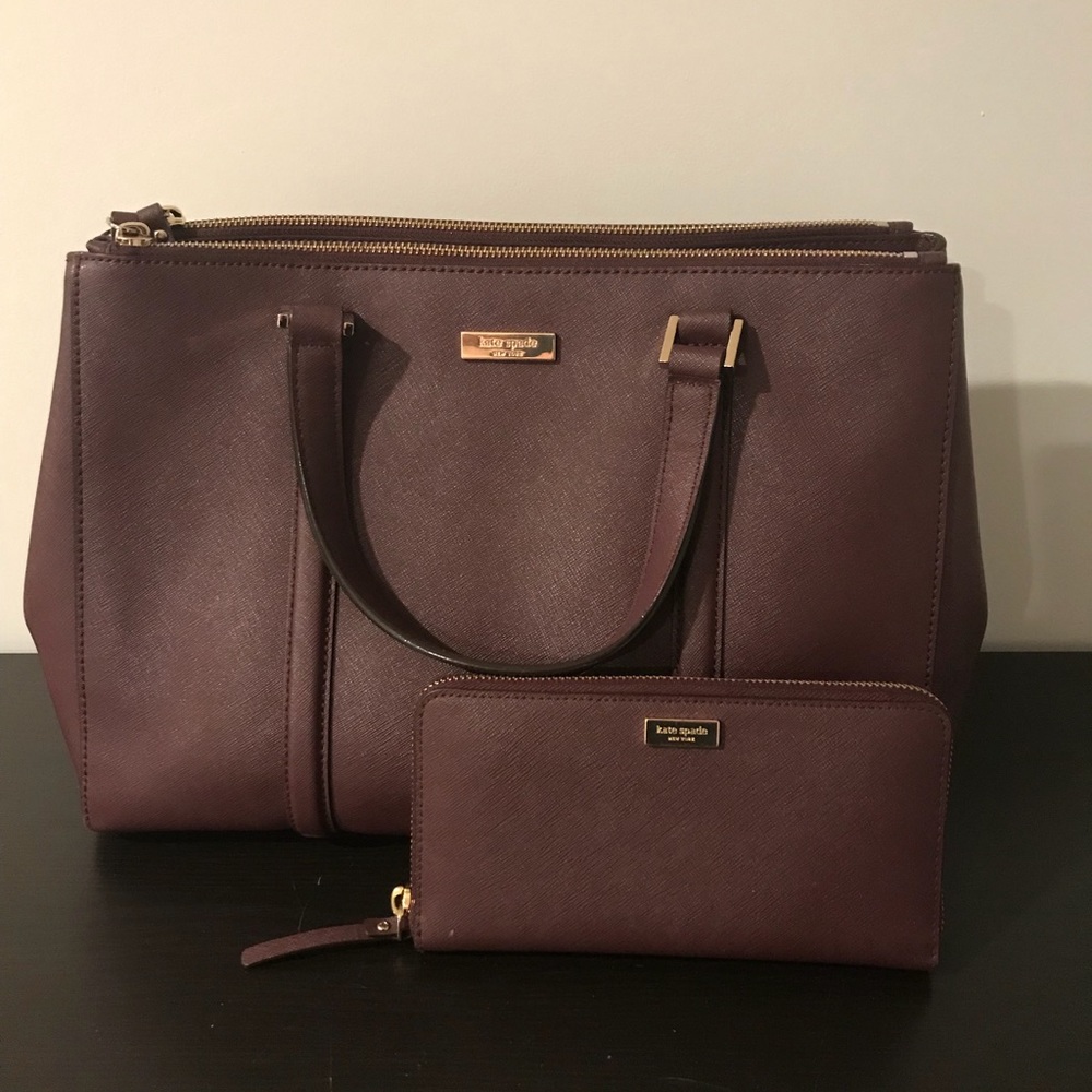 Kate Spade Tote with matching wallet